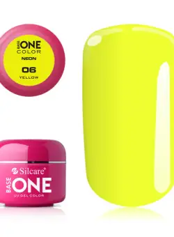 Gel UV Color Base One Silcare Neon Yellow 06