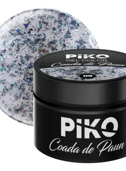Gel UV color Piko, Coada de paun, 5g, model 09