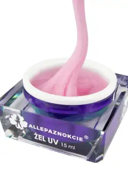 Gel UV Constructie- PERFECT FRENCH ELEGANT PINK 15 ml Allepaznokcie - PFEP15