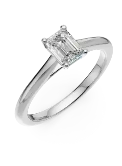 Inel de logodna din platina cu un diamant solitaire de 0.6ct