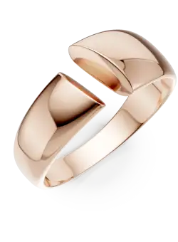 Inel deschis din aur roz