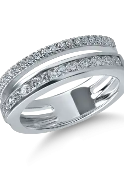 Inel din aur alb cu diamante de 0.64ct