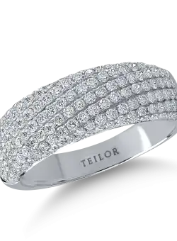 Inel din aur alb cu diamante de 0.95ct