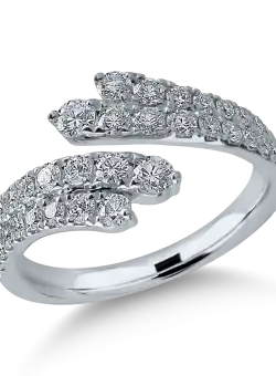 Inel din aur alb cu diamante de 1.03ct