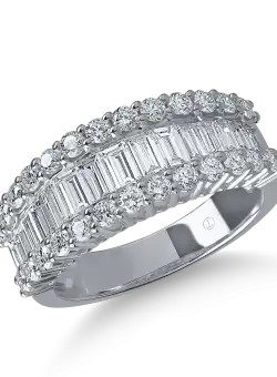 Inel din aur alb cu diamante microsetting de 1.7ct