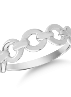 Inel din aur alb de 14K