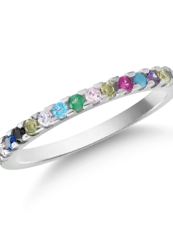 Inel din aur alb de 14K