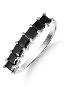 Inel din aur alb de 14K