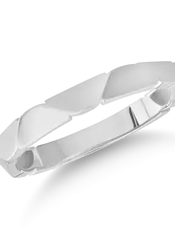 Inel din aur alb de 14K