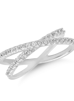 Inel din aur alb de 14K