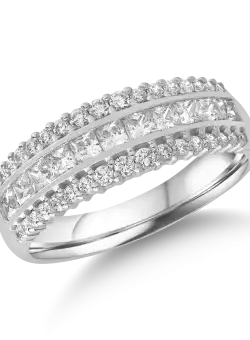 Inel din aur alb de 14K