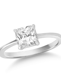 Inel din aur alb de 14K