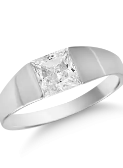 Inel din aur alb de 14K