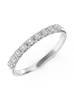 Inel din aur alb de 18K cu diamante de 0.5ct