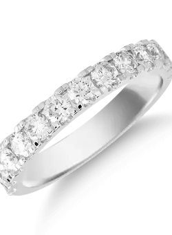 Inel din aur alb de 18K cu diamante de 0.73ct