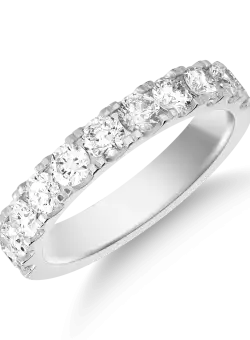 Inel din aur alb de 18K cu diamante de 0.99ct