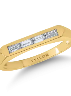 Inel din aur galben cu diamante de 0.29ct