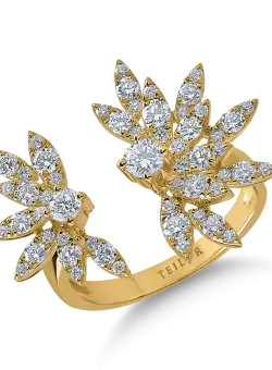 Inel din aur galben cu diamante de 1.18ct