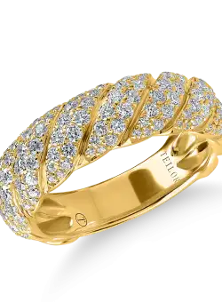 Inel din aur galben cu diamante de 1ct