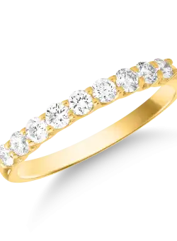 Inel din aur galben de 18K cu diamante de 0.5ct