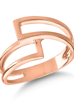 Inel din aur roz de 14K