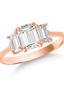 Inel din aur roz de 14K