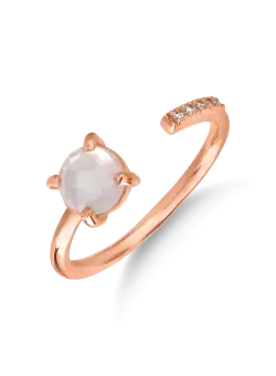 Inel din aur roz de 14K