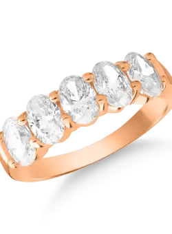 Inel din aur roz de 14K