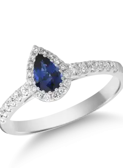 Inel din aur roz de 18K cu diamante de 0.989ct