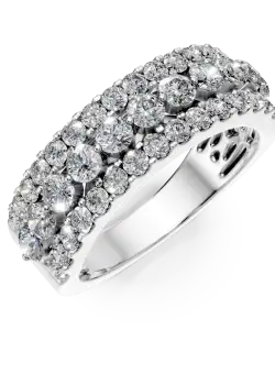 Inel Melissa din aur alb cu diamante de 1.5ct create in laborator