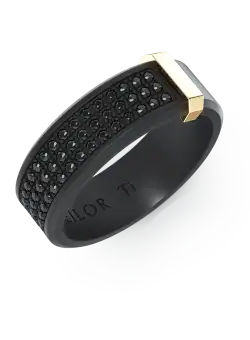 Inel Skyline Bold Black