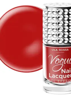 Lac de unghii, Lila Rossa, Vogue, gel effect, 10 ml, Ruby