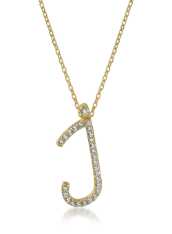 Lant cu pandantiv din aur galben