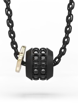 Lant cu pandantiv Double Skyline Black