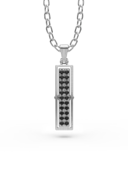 Lant cu pandantiv Silver Towers