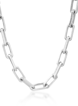 Lant din aur alb de 14K