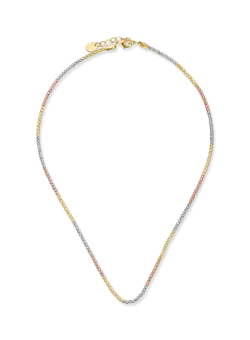 Lant din aur alb-roz-galben