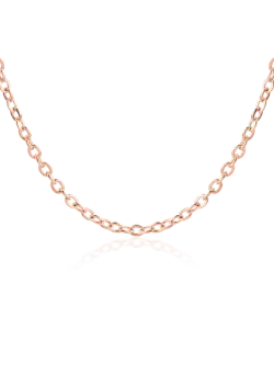 Lant din aur roz de 18K