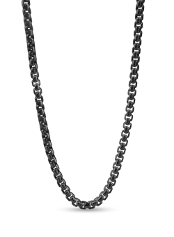 Lant din aur roz-negru pentru barbati