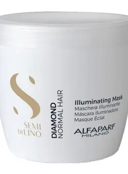 Masca de Stralucire pentru Par Normal - Alfaparf Milano Semi Di Lino Diamond Illuminating Mask, 500ml