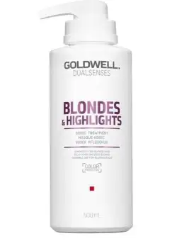 Masca pentru Par Blond - Goldwell Dualsenses Blondes &amp; Highlights 60s Treatment 500 ml