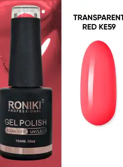 Oja Semipermanenta Roniki Transparent Red KE59