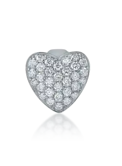 Pandantiv din aur alb cu diamante de 0.2ct