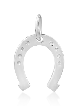 Pandantiv din aur alb de 14K