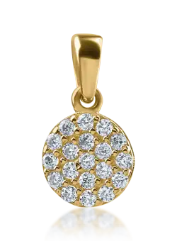 Pandantiv din aur galben