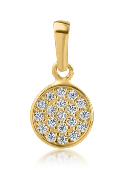 Pandantiv din aur galben