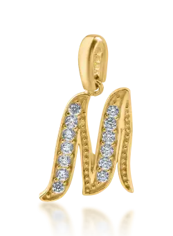 Pandantiv din aur galben