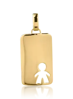 Pandantiv din aur galben de 14K