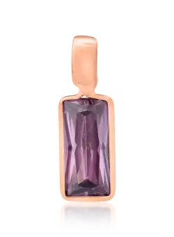 Pandantiv din aur roz de 14K