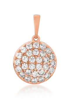 Pandantiv din aur roz de 14K